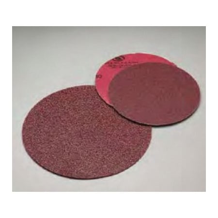 Carborundum 8 In. Carbo Premier Red Paper H&L Disc P80 Grit E1214O Zirconia Alumina5, 25PK 5539521318